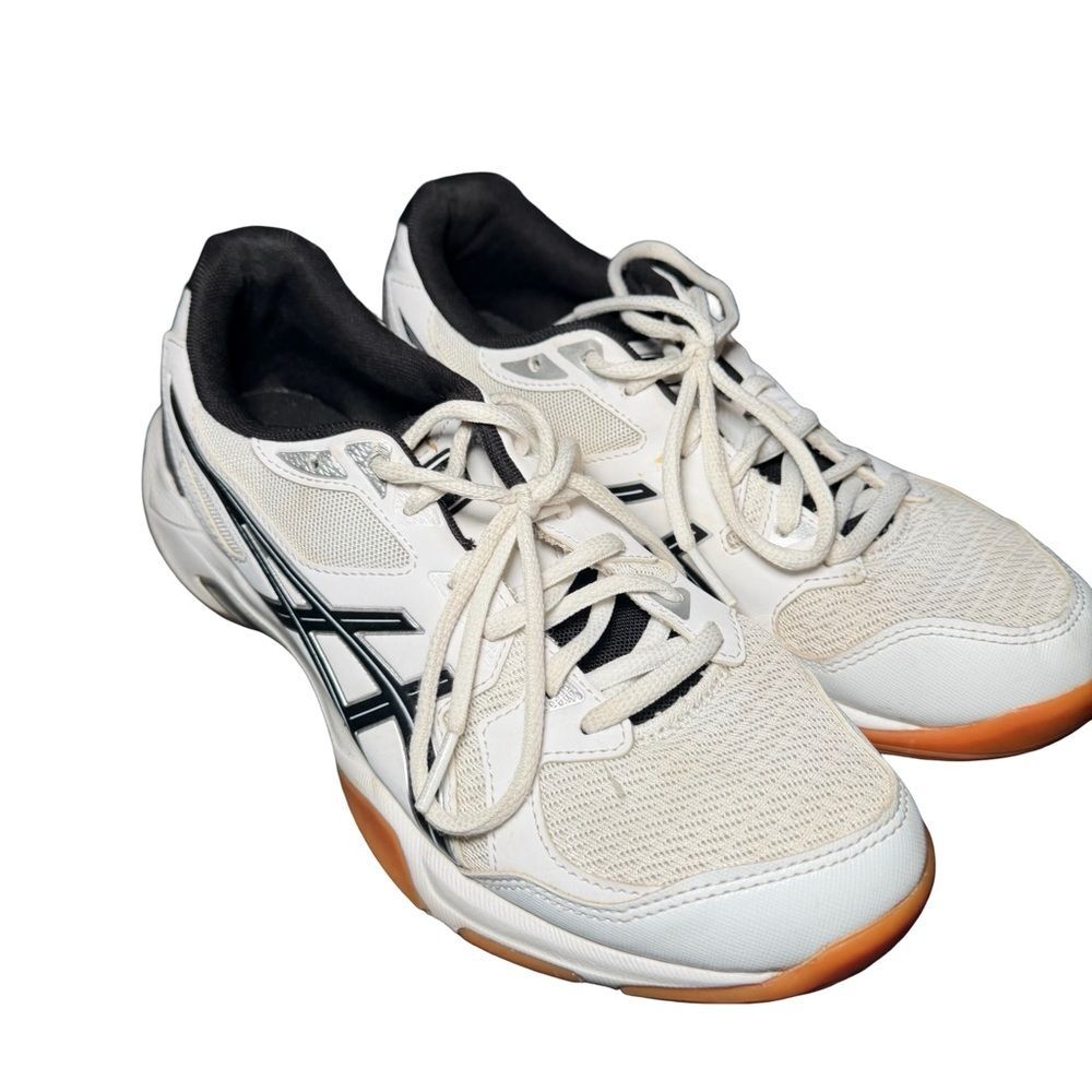 ASICS Gel-Rocket 10 Indoor Court Shoes – Size 8.5 (White/Black)
